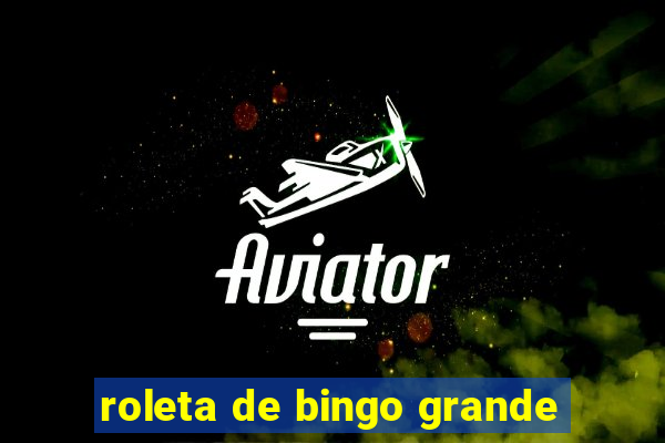 roleta de bingo grande