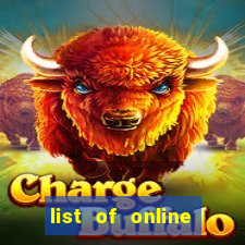 list of online slot sites