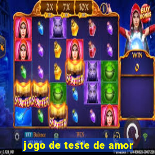 jogo de teste de amor