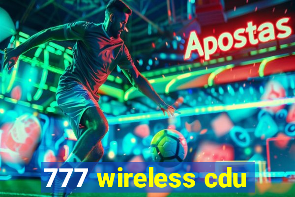 777 wireless cdu