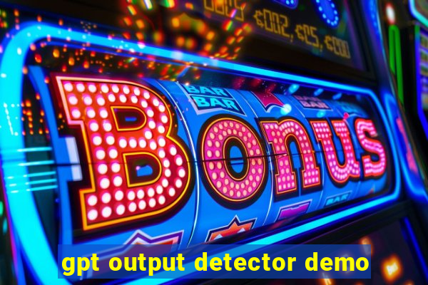 gpt output detector demo