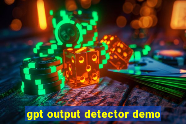 gpt output detector demo