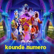 kounde numero