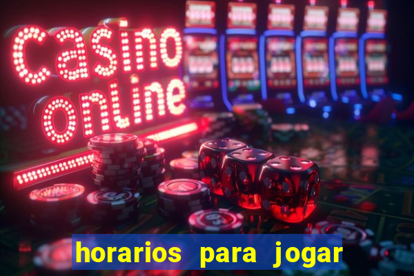 horarios para jogar fortune mouse