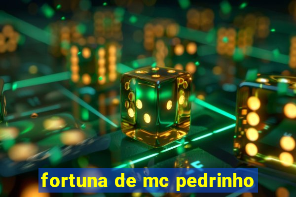 fortuna de mc pedrinho