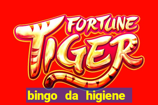 bingo da higiene para imprimir