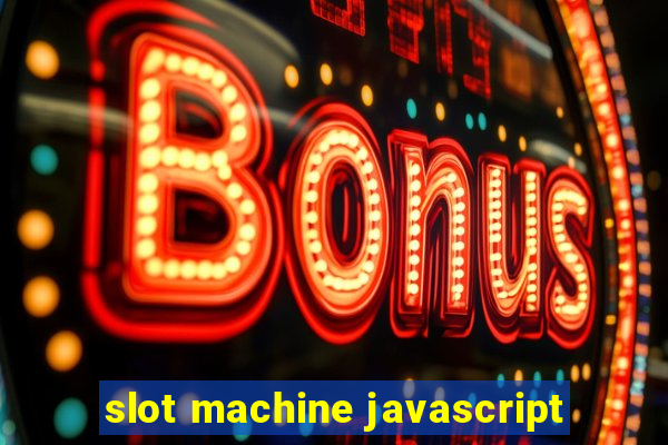 slot machine javascript