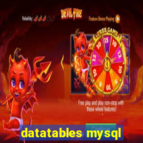 datatables mysql