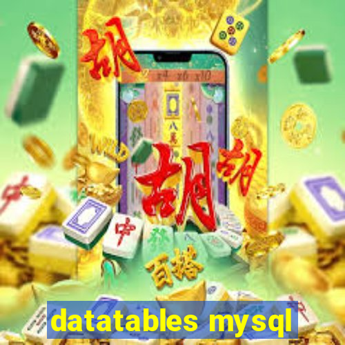 datatables mysql