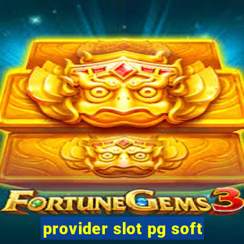 provider slot pg soft