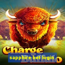 sapphire bet login