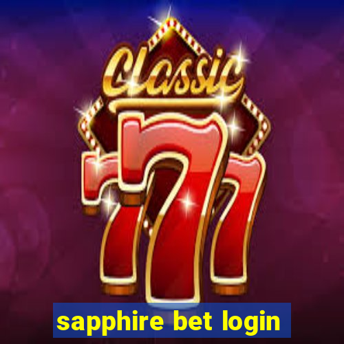 sapphire bet login