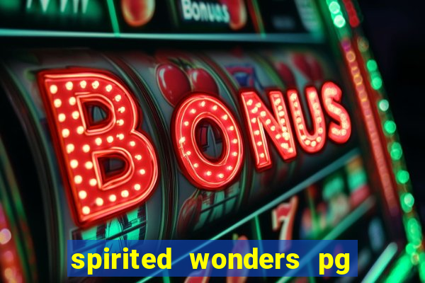 spirited wonders pg soft demo