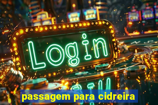 passagem para cidreira