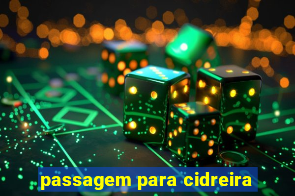 passagem para cidreira