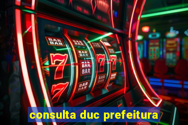 consulta duc prefeitura