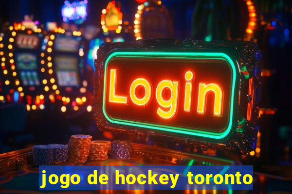 jogo de hockey toronto