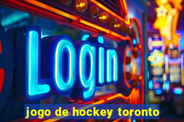 jogo de hockey toronto