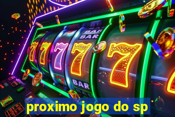 proximo jogo do sp