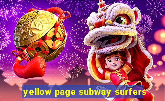 yellow page subway surfers