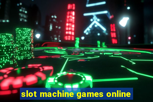 slot machine games online