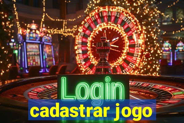 cadastrar jogo