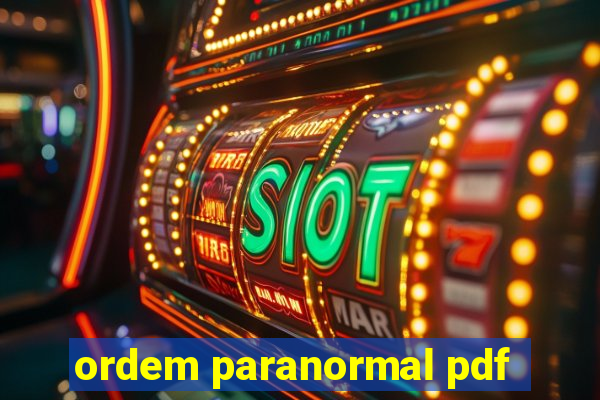 ordem paranormal pdf