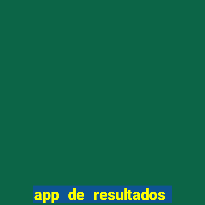 app de resultados de jogo de futebol