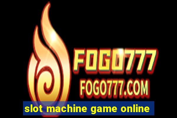 slot machine game online