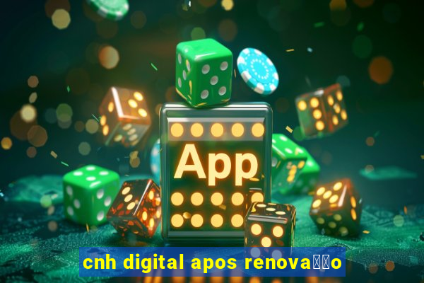 cnh digital apos renova莽茫o