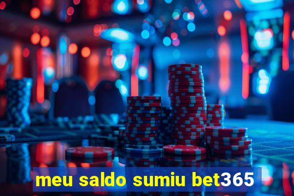 meu saldo sumiu bet365