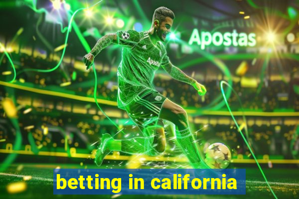 betting in california