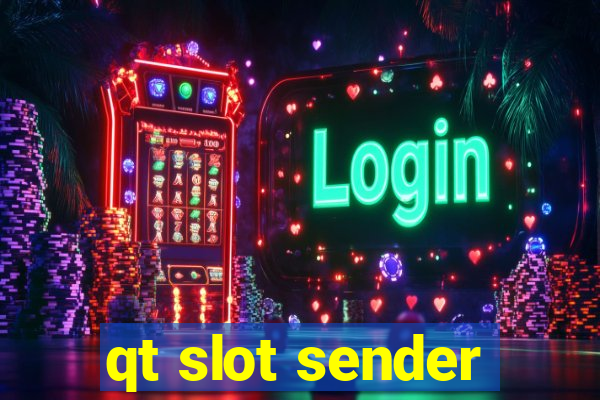 qt slot sender