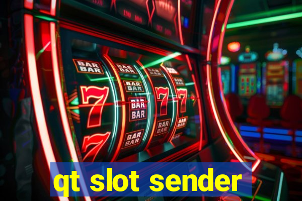 qt slot sender