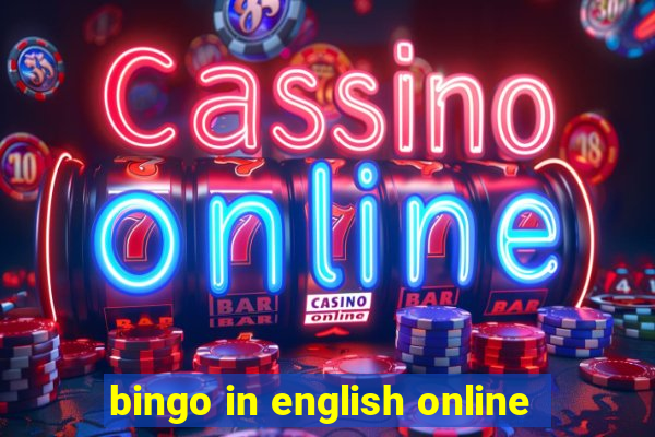 bingo in english online