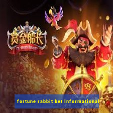 fortune rabbit bet Informational