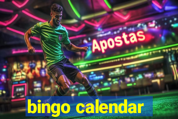 bingo calendar