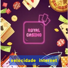 velocidade internet para jogar online