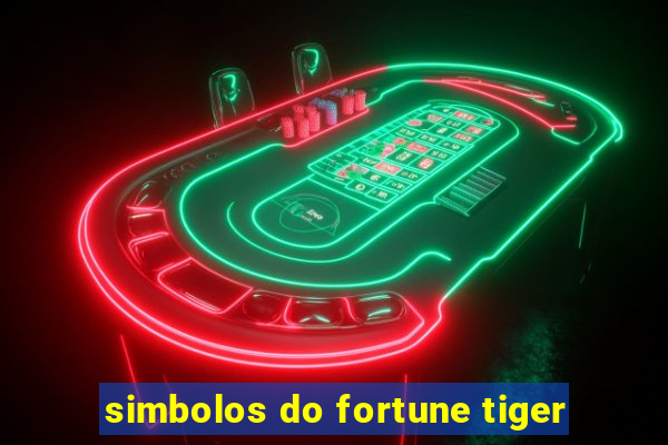 simbolos do fortune tiger