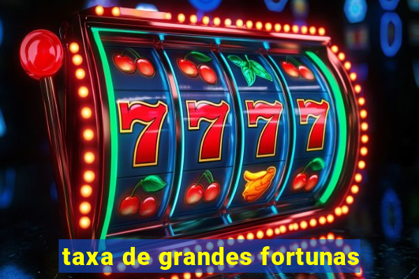 taxa de grandes fortunas