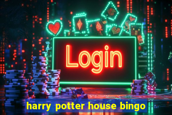 harry potter house bingo