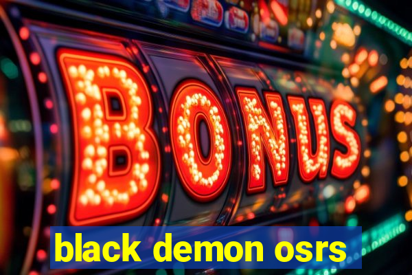 black demon osrs