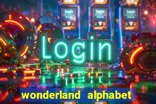 wonderland alphabet comic studio