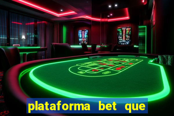 plataforma bet que da bonus