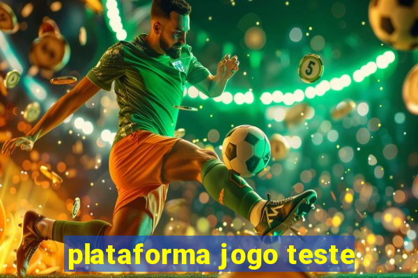 plataforma jogo teste