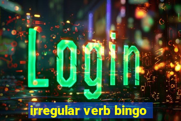 irregular verb bingo