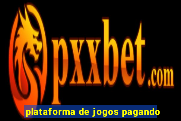 plataforma de jogos pagando