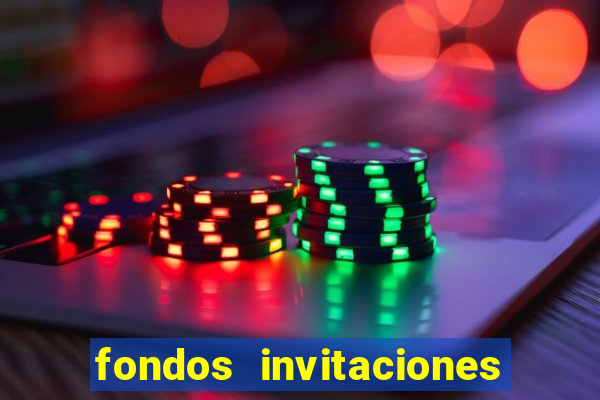 fondos invitaciones de bingo para editar