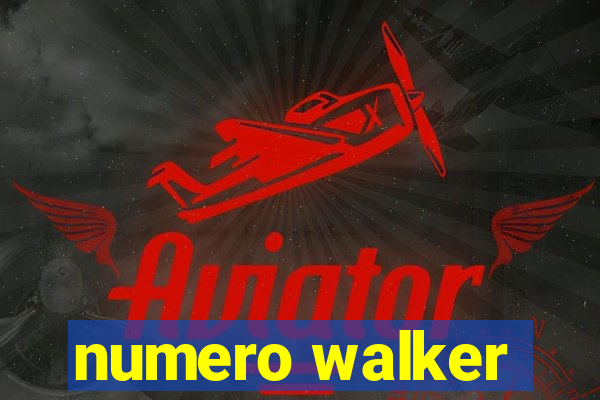 numero walker