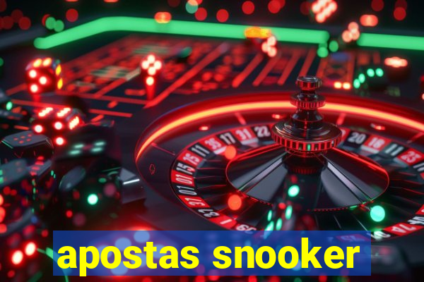 apostas snooker